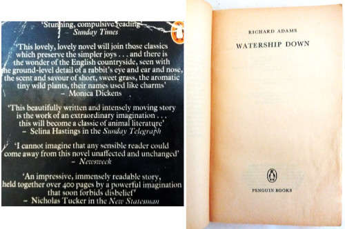 Chicken soup for the teenage soul, Knuckle girls, Watership down and The wave - 4 book bundle