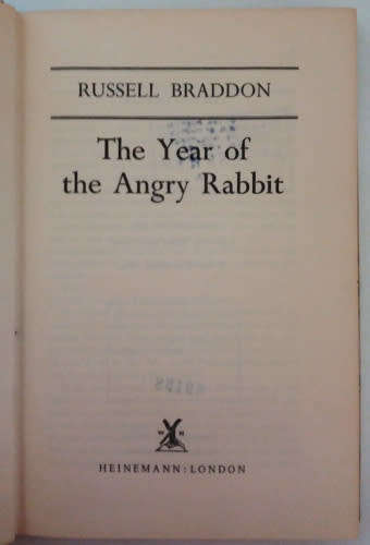 Russel Branddon - The Year of the Angry Rabbit - 1964