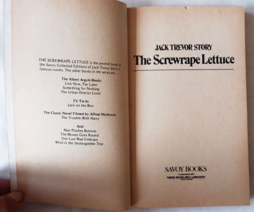 Screwrape lettuce by Jack Trevor Story