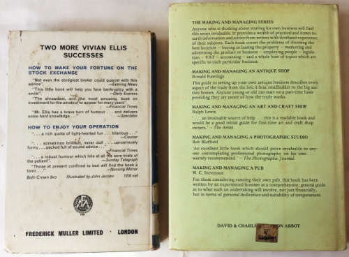 How to bury yourself in the country - 1st ed. & Making and managing a smallholding - 2 books