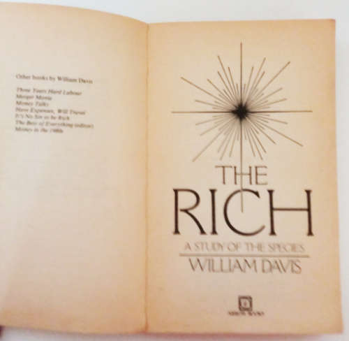 The rich - A study of the species by William Davis