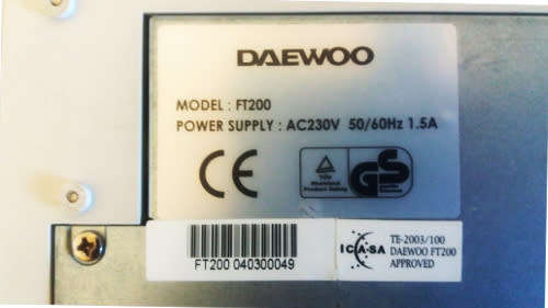 Daewoo FT200 plain paper facsimile machine - for repair or spares