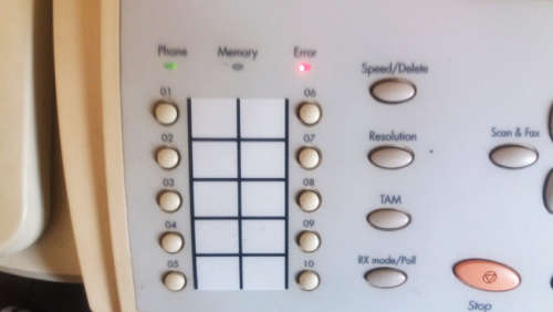 Daewoo FT200 plain paper facsimile machine - for repair or spares