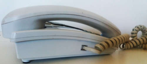 Big Button CLI Telkom Landline Corded telephone with RJ11 to RJ11 10m telephone extension line.