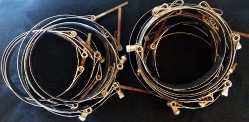 T-Bolt Stainless Steel Clamps mixed sizes x 27 units (120 mm-180 mm x 20mm) - lacking nuts and bolts