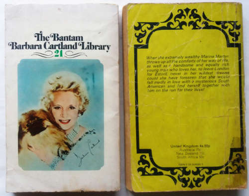 Barbara Cartland (2 paperbacks) The Tears of love and Love on the run
