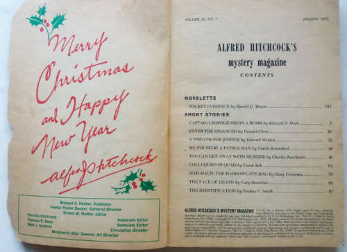 9th Ghost Book, Alfred Hitchcock Mystery Mag Vol 20 no.1 and The Hell Hound and other True Mysteries