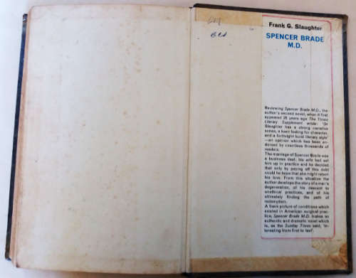 Hammond Innes, Desmond Bagly and Frank G. Slaughter 3 book job lot