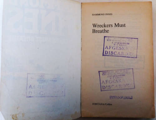 Hammond Innes, Desmond Bagly and Frank G. Slaughter 3 book job lot