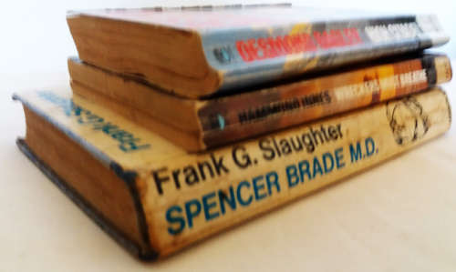 Hammond Innes, Desmond Bagly and Frank G. Slaughter 3 book job lot