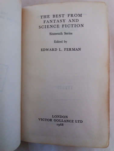 4 Science Fiction and Fantasy books: 2 short stories, 2 novels