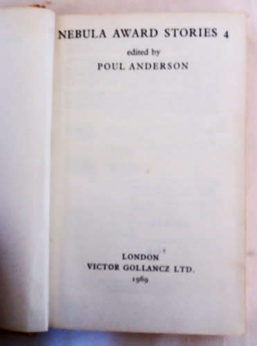4 Science Fiction and Fantasy books: 2 short stories, 2 novels