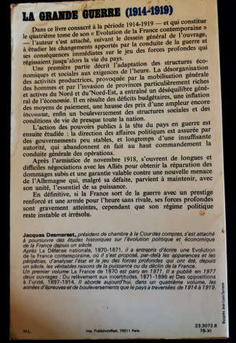 La grande guerre - Jacques Desmarest
