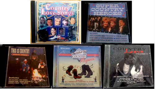 Country Music collection of 5 cds with various artists