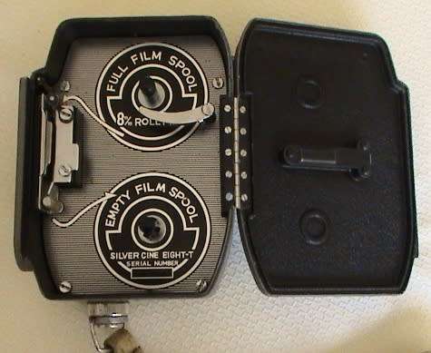 Cine silver 8 T (1958) camera 2 x 8 mm for refurbishing