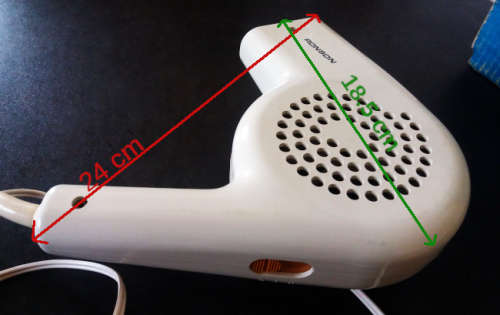 Ronson H1 Rapide hair dryer - made in England - Circa 70`s - supplied in original box