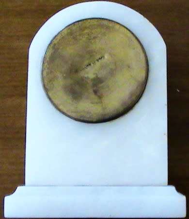 Mantel marble clock made in Germany (For restoration) circa 1945