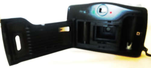 Vintage TELEFUNKEN 35mm Film Viewfinder Camera with power zoom 35-50mm aspheriacl lens & flashlight