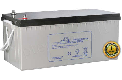 200AH 12v Sealed VRLA-AGM LEOCH LP - Series Maintenance Free General Purpose Deep Cycle battery