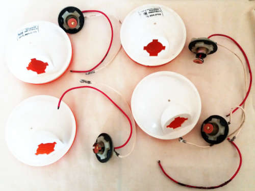 12V DC truck turn/indicator lights - 2 sets and 1 set  black mounting grommets