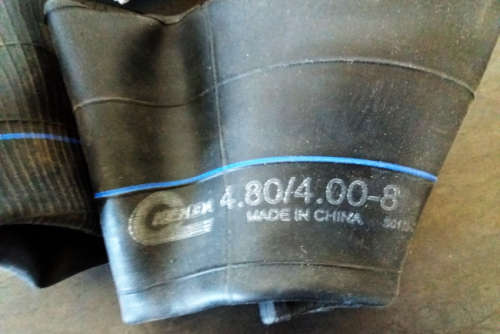 Kenda motorcycle inner tube 4.80/4.00-8 JS-87C -bent valve