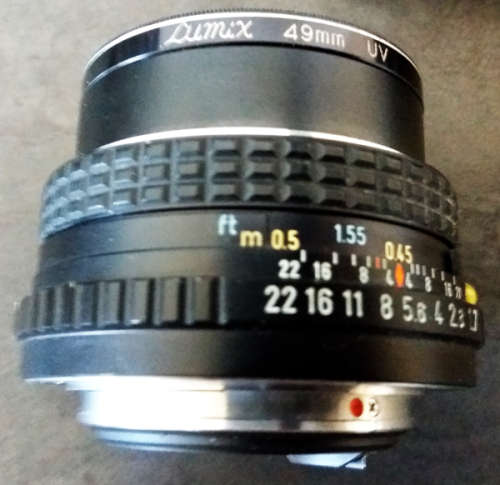 Asahi Pentax MX 35mm SLR Film Camera with SMC Pentax-m 50mm lens extras