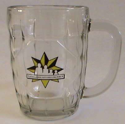 Souvenir beer mug - Linden community policing forum - 500 ml