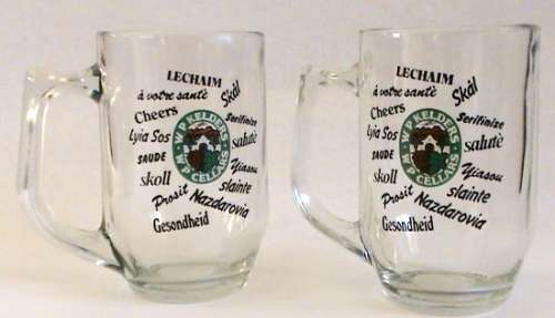 Souvenir Beer Mugs - WP Cellars / Kelders  x 2 - capacity each 500 ml