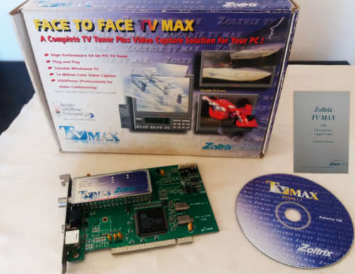 Zoltrix Face-to-Face TV Max 64-bit PCI PnP 16 million colour video capture card for Windows 95/98