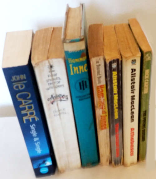 7 novels bundle - John Le Carre, Dean R. Krontz, Hammond Innes, A MacLean, Nick Carter.