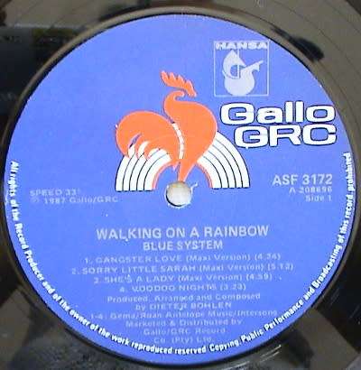 Blue System - Walking on a Rainbow