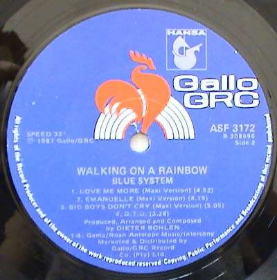 Blue System - Walking on a Rainbow