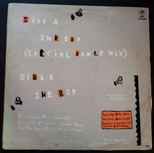 Cyndi Lauper - She Bop (Special version) 12 inch 33 and RPM Maxi Single