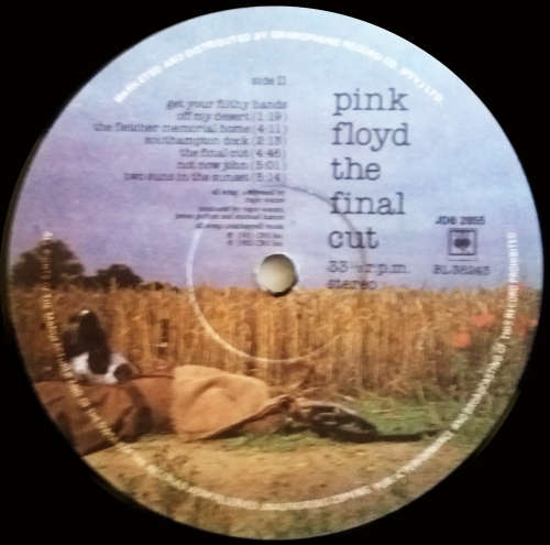 Pink Floyd - The final cut lp vinyl - gate-fold cover with lyrics