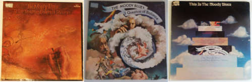 Moody Blues - 3 lp vinyls collection 1969, 1970, 1972 (double vinyl set) and all gate-fold covers