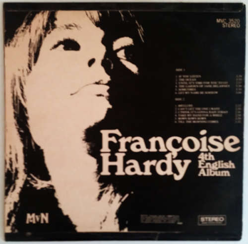 Francoise Hardy - 4th English album lp/vinyl 1971 ( VG+/VG+)