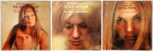 The London Festival Orchestra - A time for young lovers - 3 vinyl/lp albums - 33 and 1/3 RPM