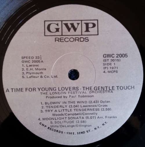 The London Festival Orchestra - A time for young lovers - 3 vinyl/lp albums - 33 and 1/3 RPM