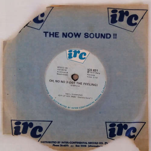Neil Diamond - Cherry, Cherry Oh, No No ( I Got The Feeling) - seven single vinyl 45 rpm