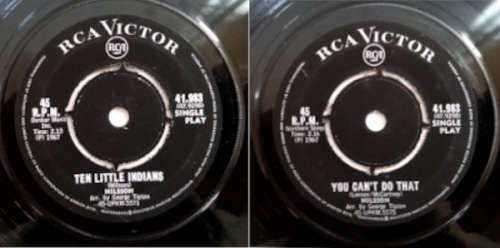 Queen, David Bowie, Boyce and Hart, Donovan, Nilsson - seven single 45 rpm vinyl collection - ROCK