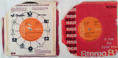 George Hamilton IV - Blue Train and Bobby Bare - Daddy What If - 7 inch Seven Singles 45 RPM vinyls