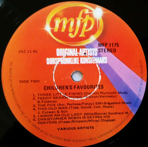 The very best of children songs, Children`s favourities and Jive Bunny and The Mastermixers lps
