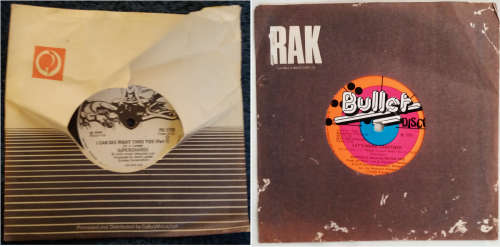 Buffalo - Magic carpet ride / Let`s work together and Supercharge & I can see right thru you vinyls