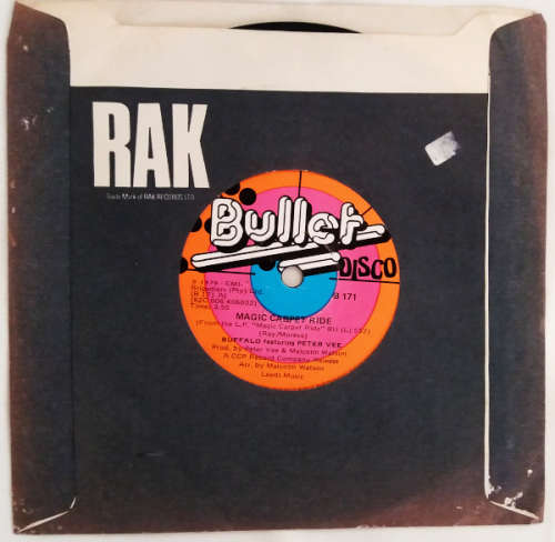 Buffalo - Magic carpet ride / Let`s work together and Supercharge & I can see right thru you vinyls