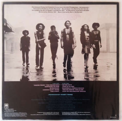 The Warriors (The Original Motion Picture Soundtrack) Vinyl LP released 1979 UK