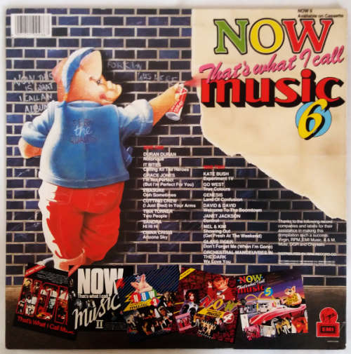 Now that`s what I call music 6 vinyl lp released 1987 (VG/VG+)