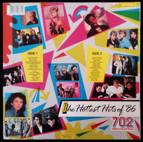 702 Hits of `86 vinyl lp (VG/VG+)