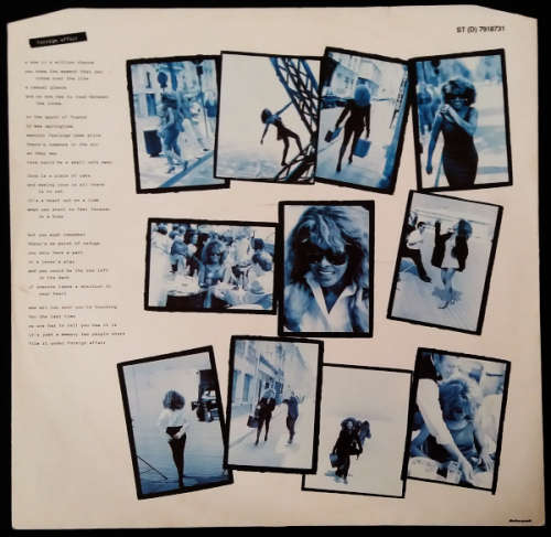 Tina Turner - Foreign affair vinyl lp released 1989 (G-/VG+)
