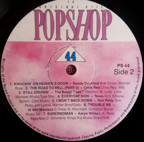 Popshop 44 vinyl lp (VG+/Ex VG+)