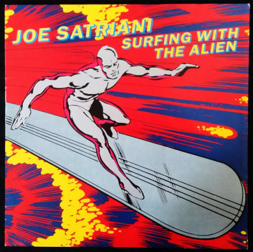 Joe Satriani - Surfing with the alien - vinyl lp import (VG+/VG+)